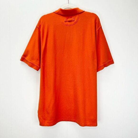 Duluth Trading Co. Polo Shirt Mens XL Orange Short Sleeve Outdoors Pocket Work - Picture 7 of 14